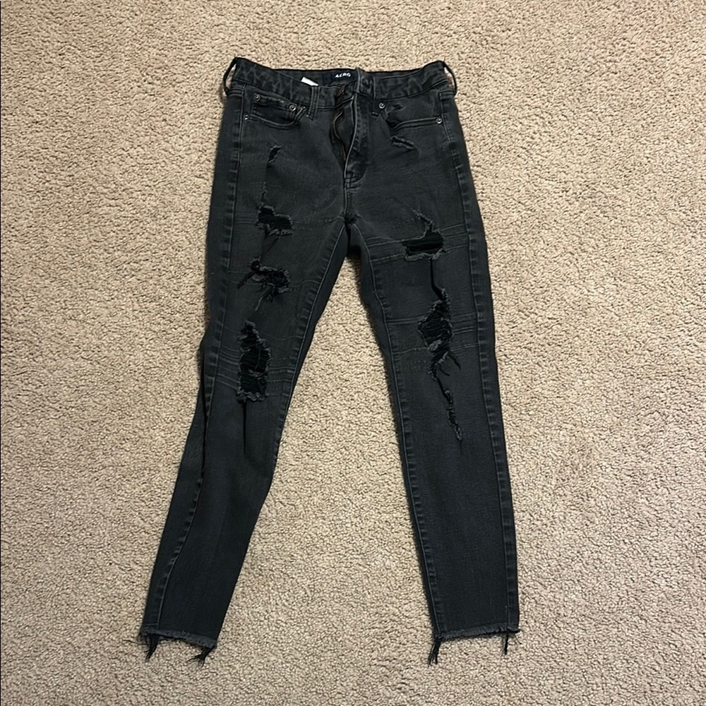 Women's Black High Rise Jeans
